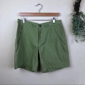 Patagonia | Green High Waisted Hiking Shorts